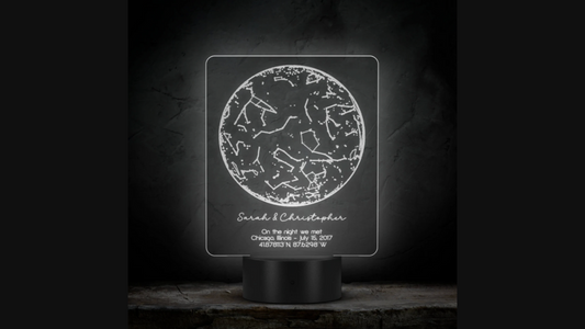 Capture a Special Moment with a Custom Star Map: Personalized Night Sky Gifts